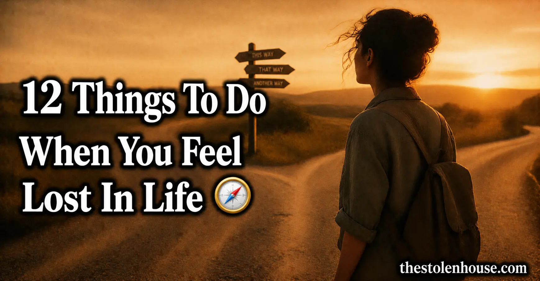 things to do when you feel lost in life